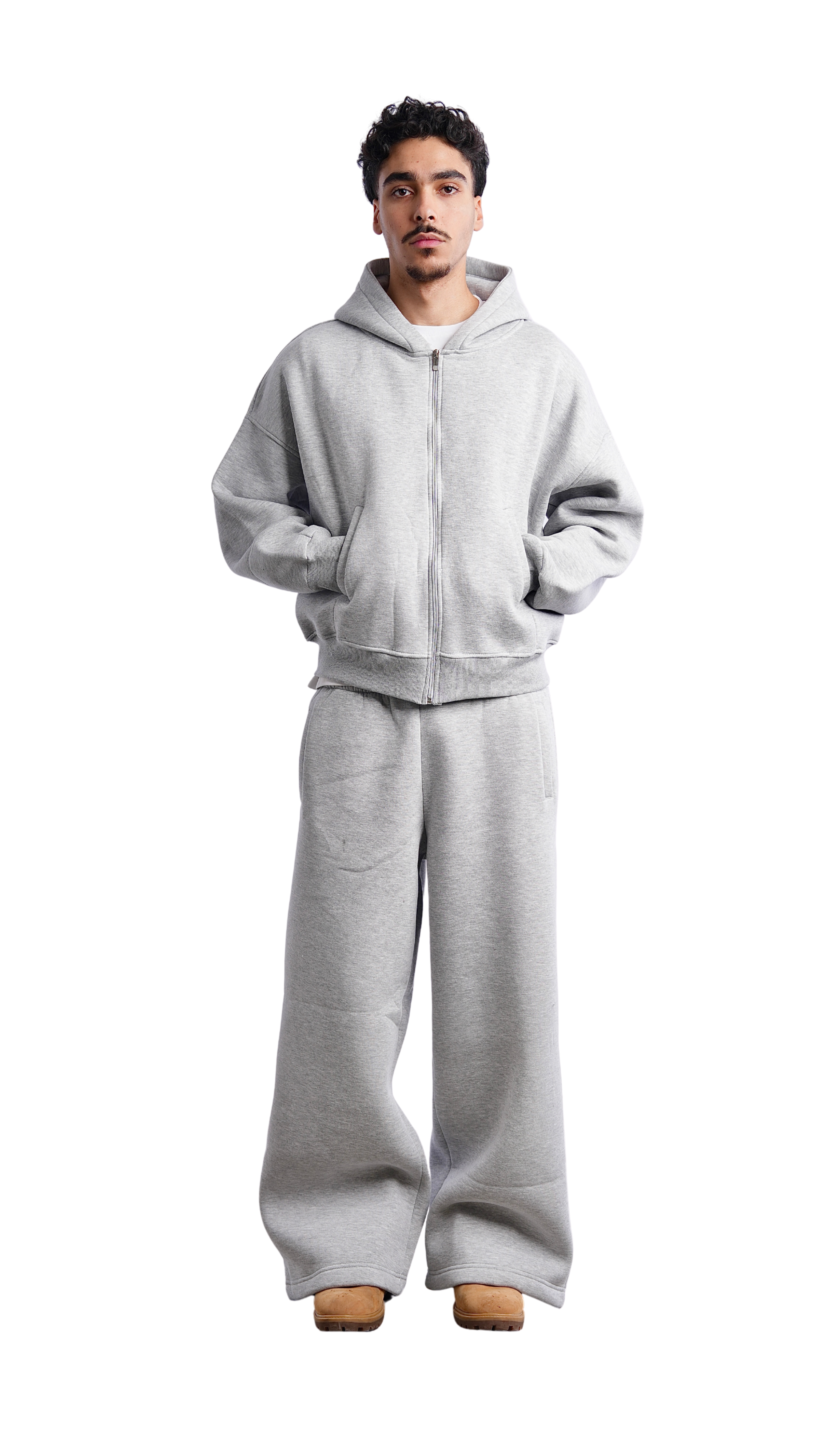 Light grey Jacket-Cropped fit