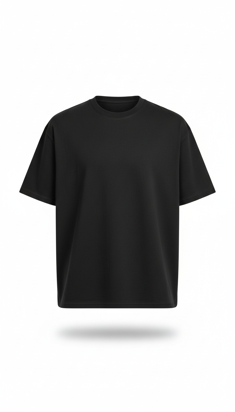 Heavyweight Tee in Deep Onyx