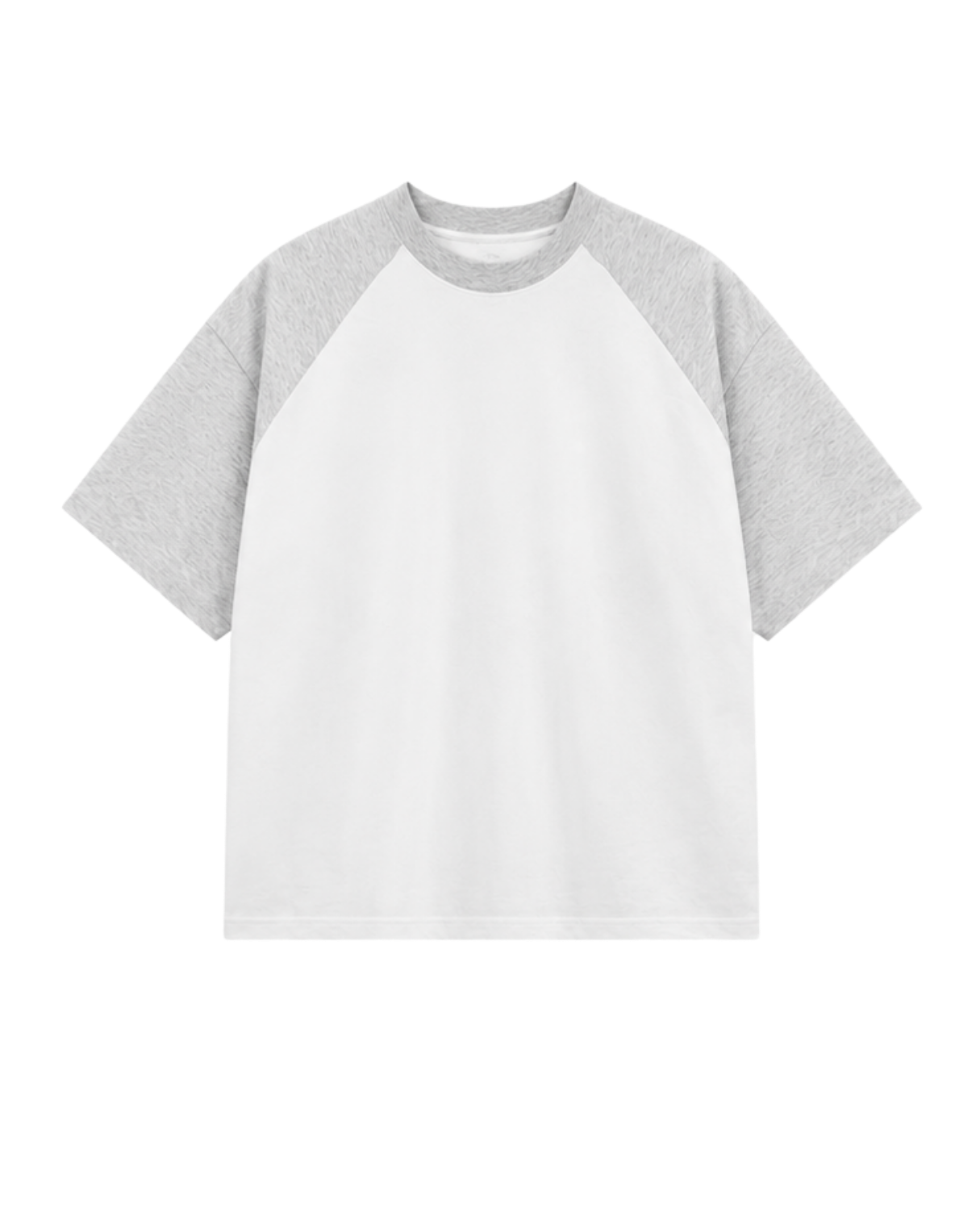 RAGLAN T-SHIRT - WHITE/LIGHT-GRAY