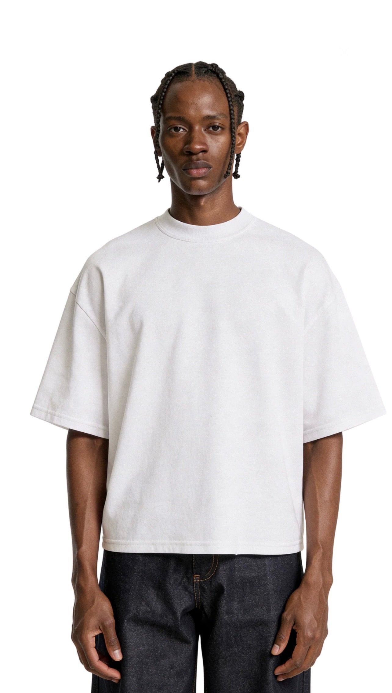 White Boxy Tshirt