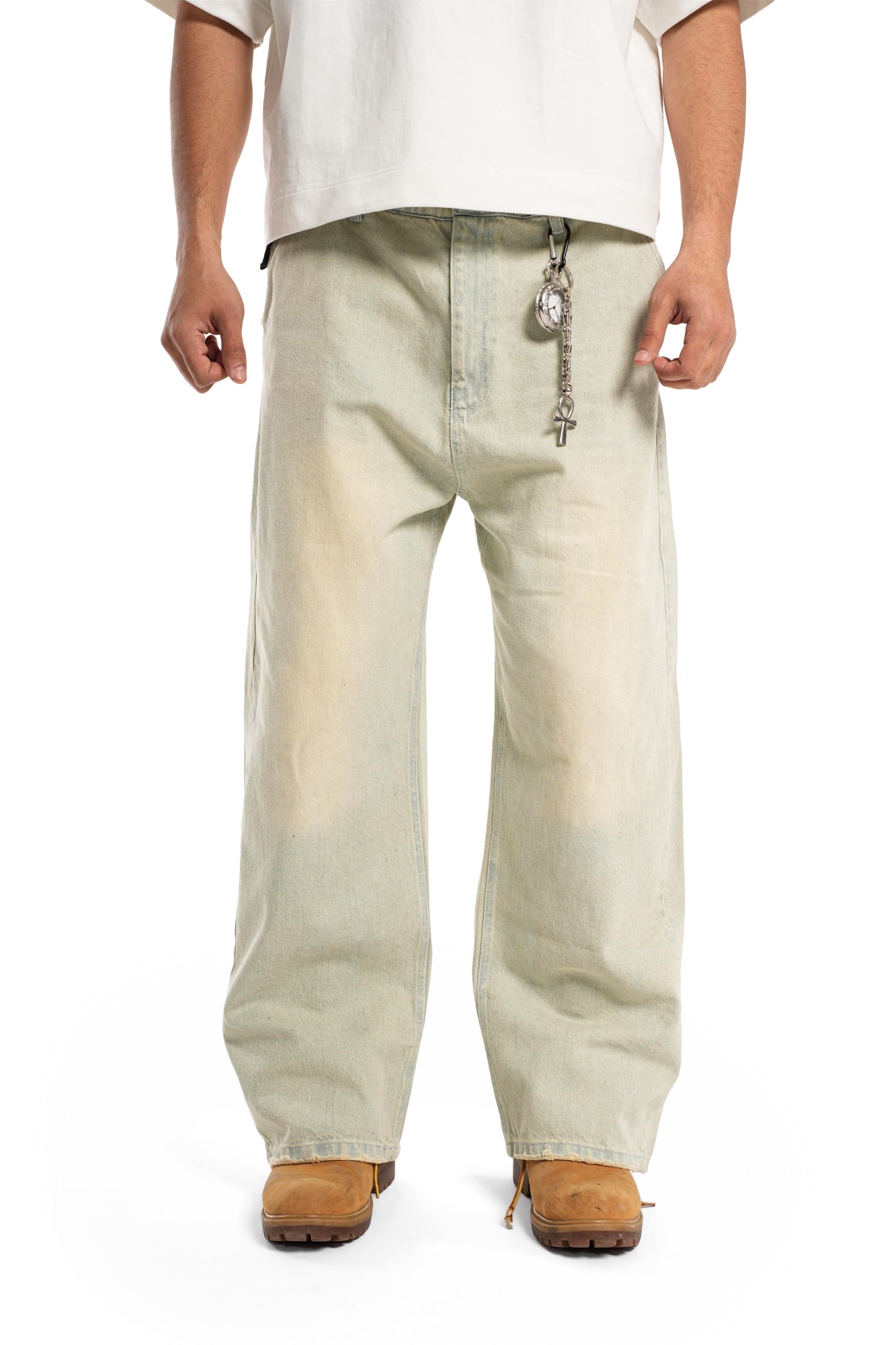 Heavyweight Light-Washed Denim
