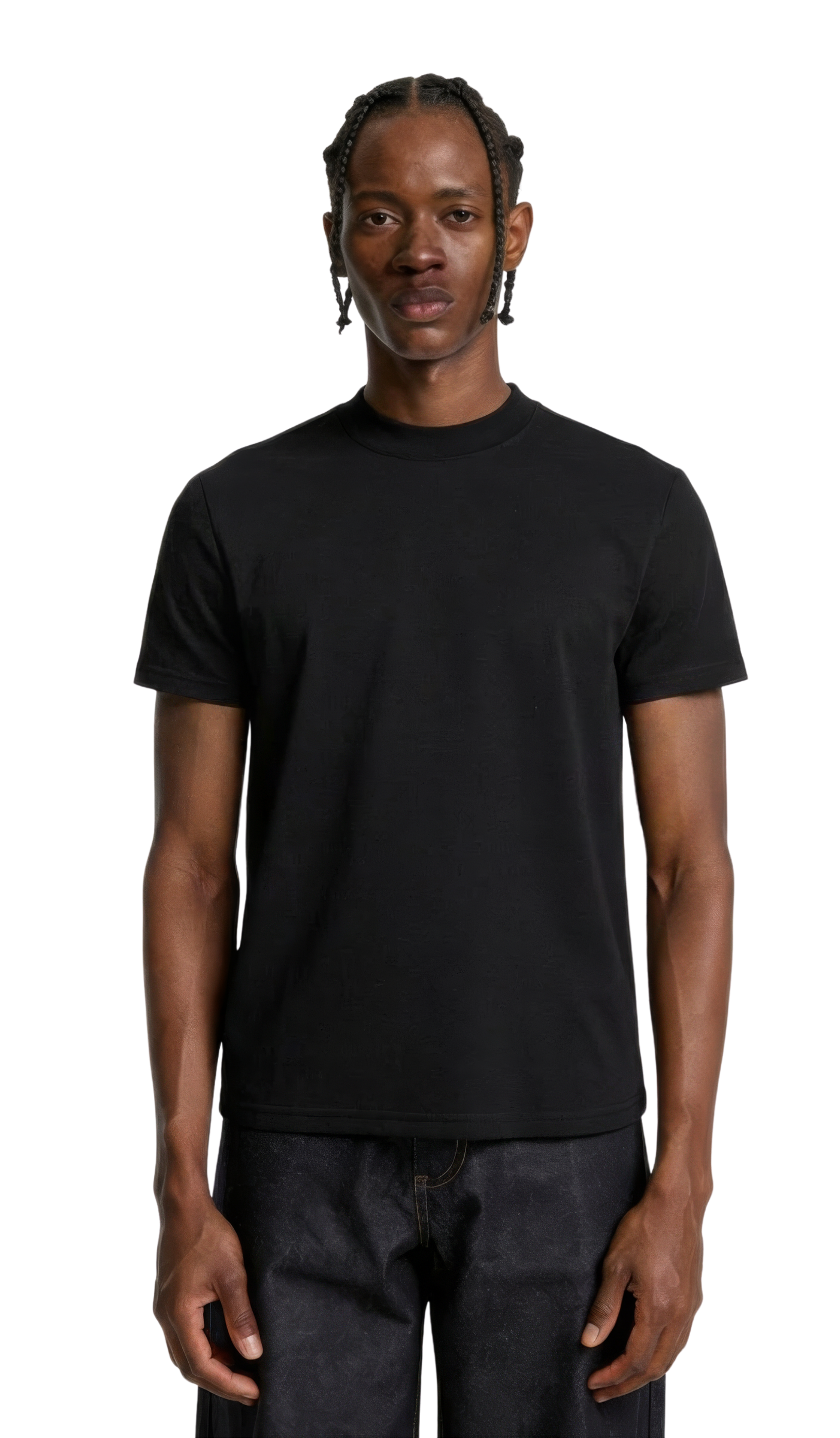 Black Regular Fit Tshirt