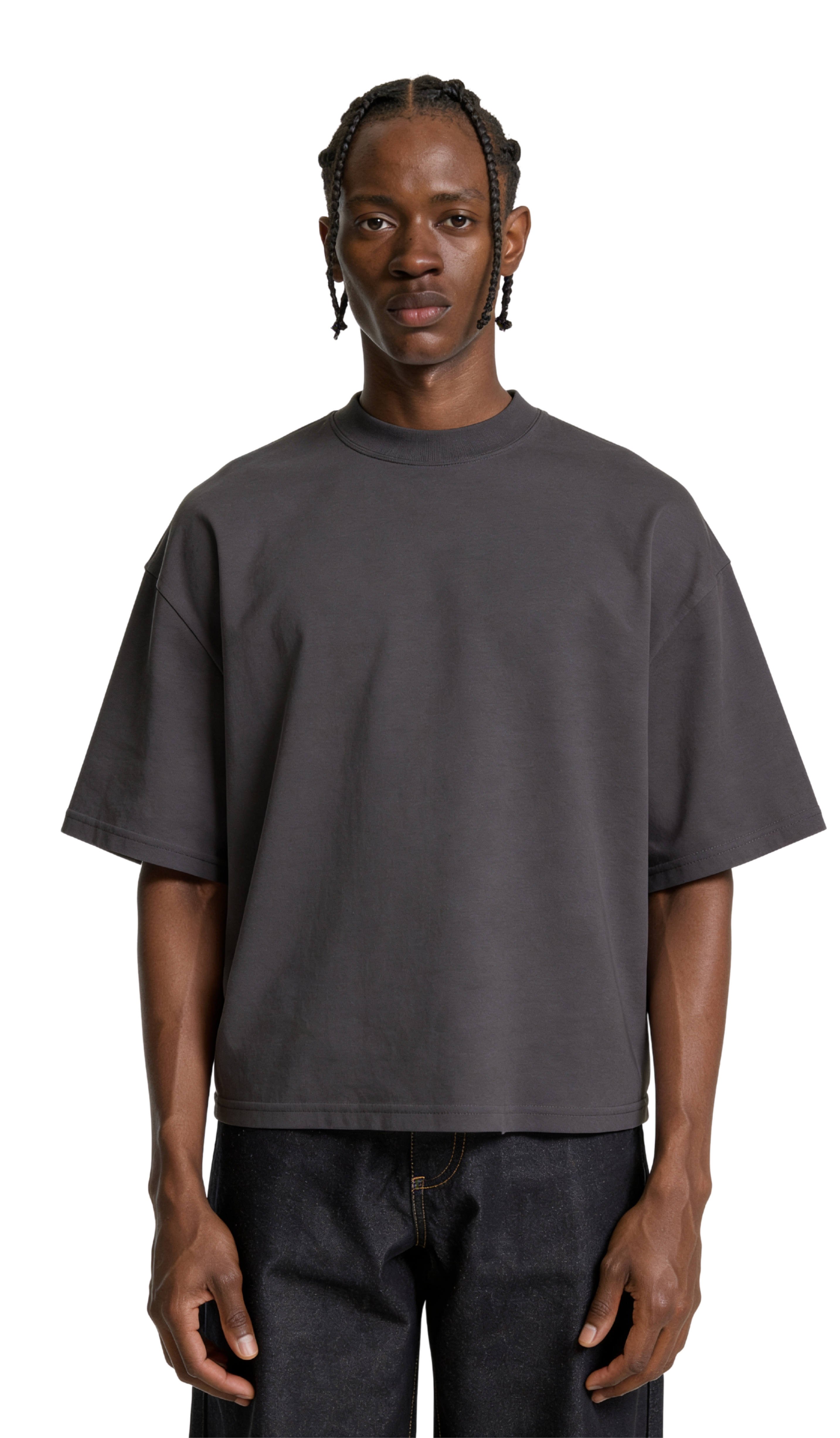 Gray Boxy Tshirt
