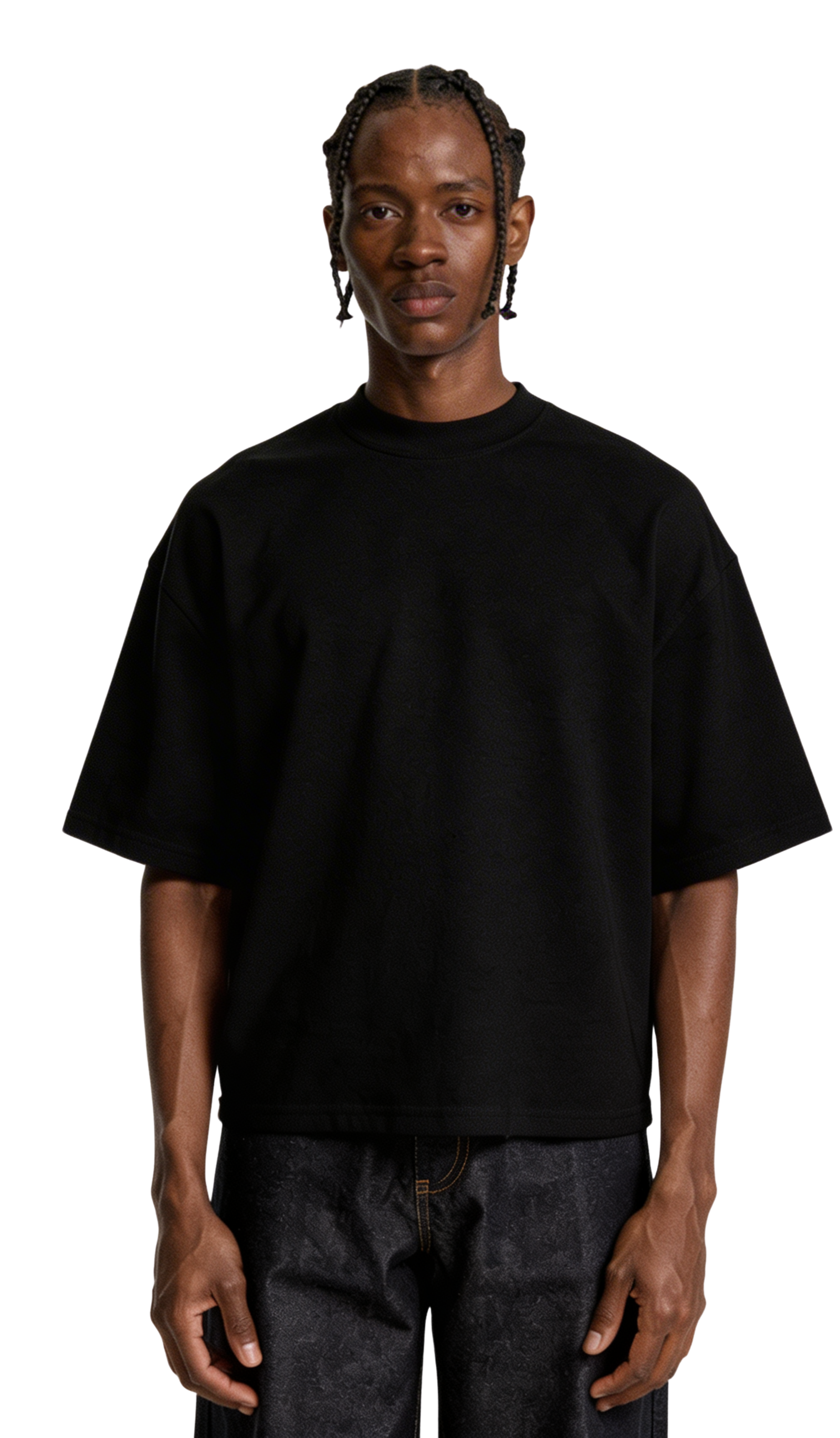 Black Boxy Tshirt