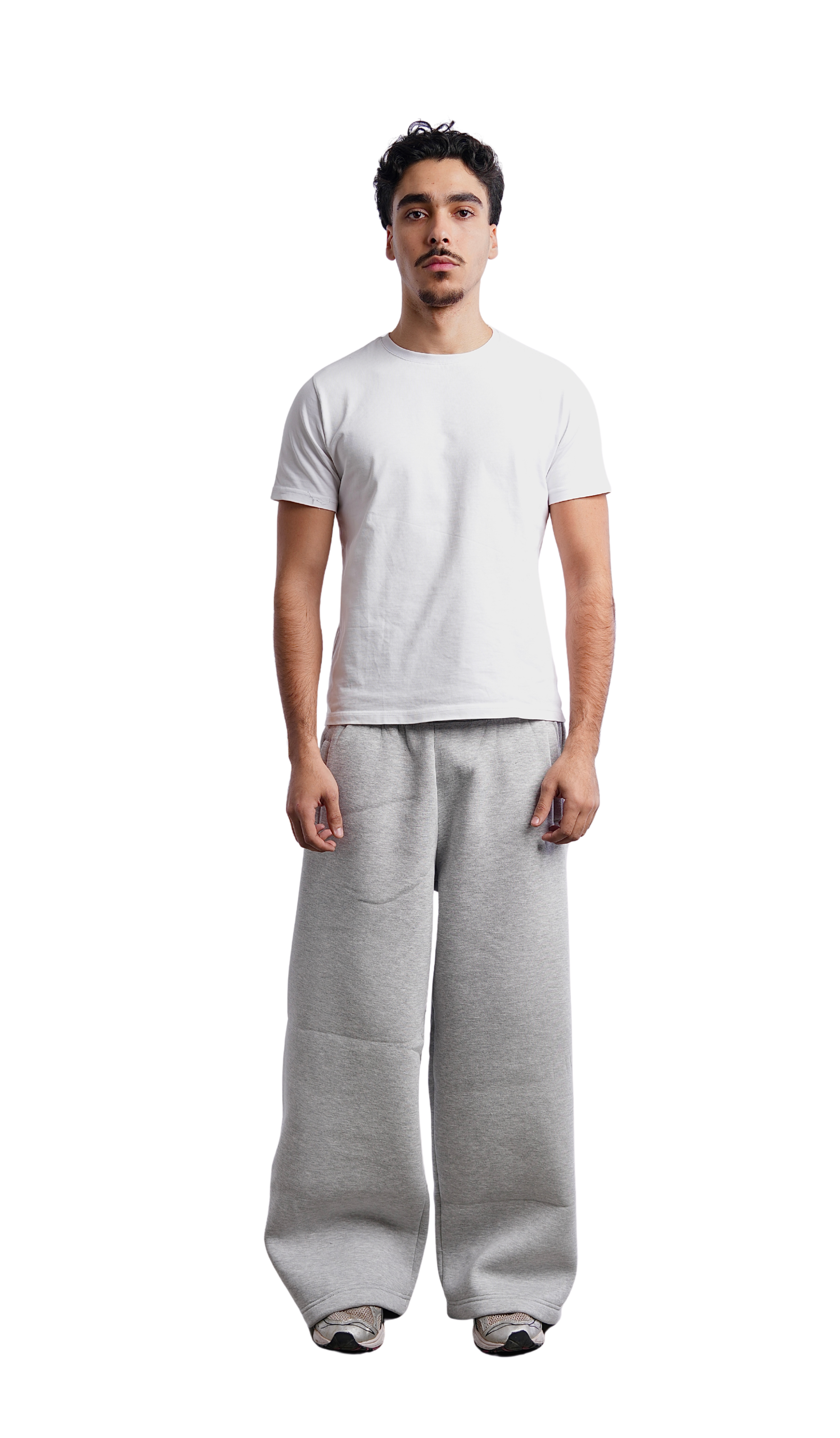 light grey sweatpants