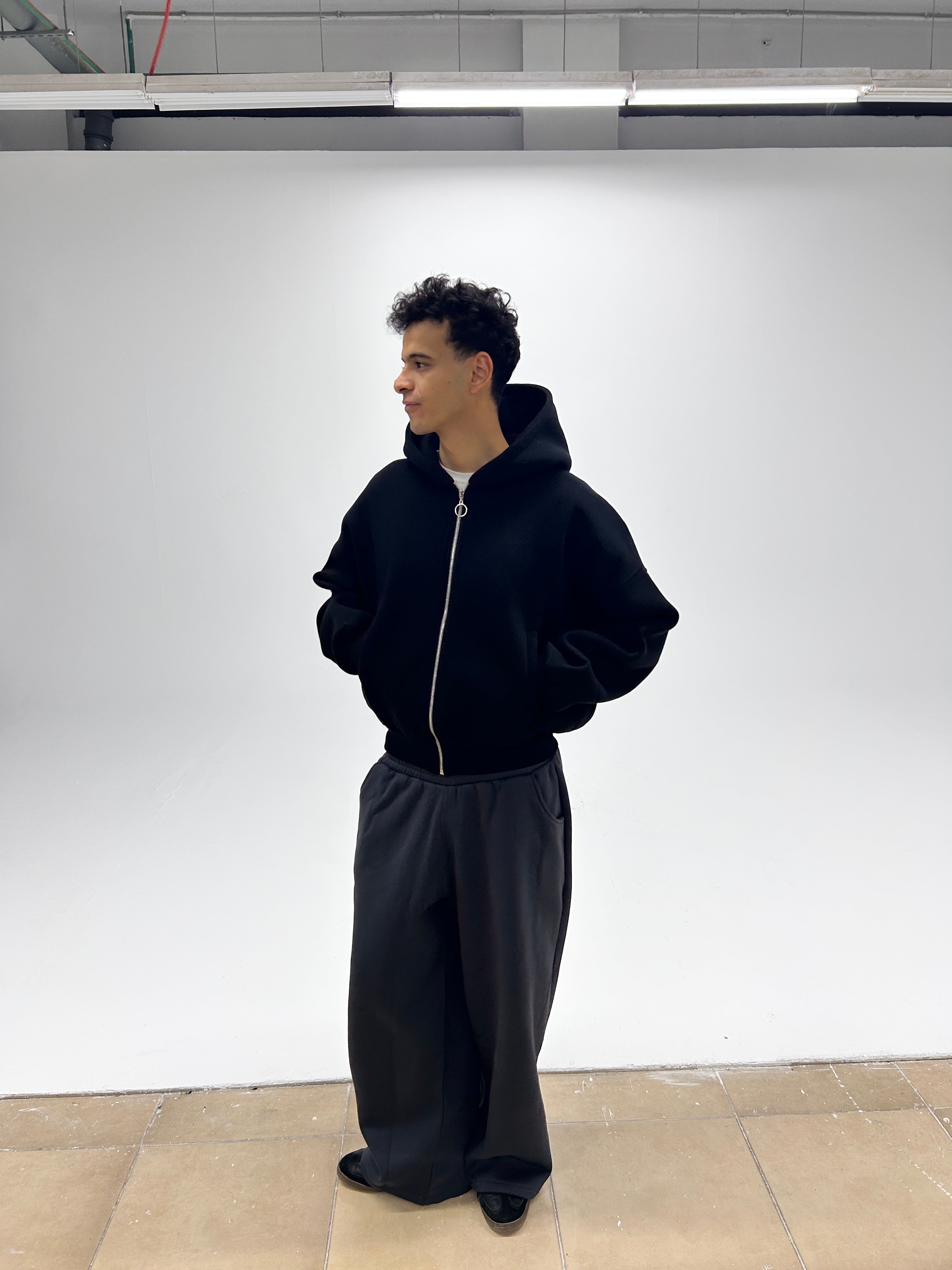 Black Jacket-Cropped Fit