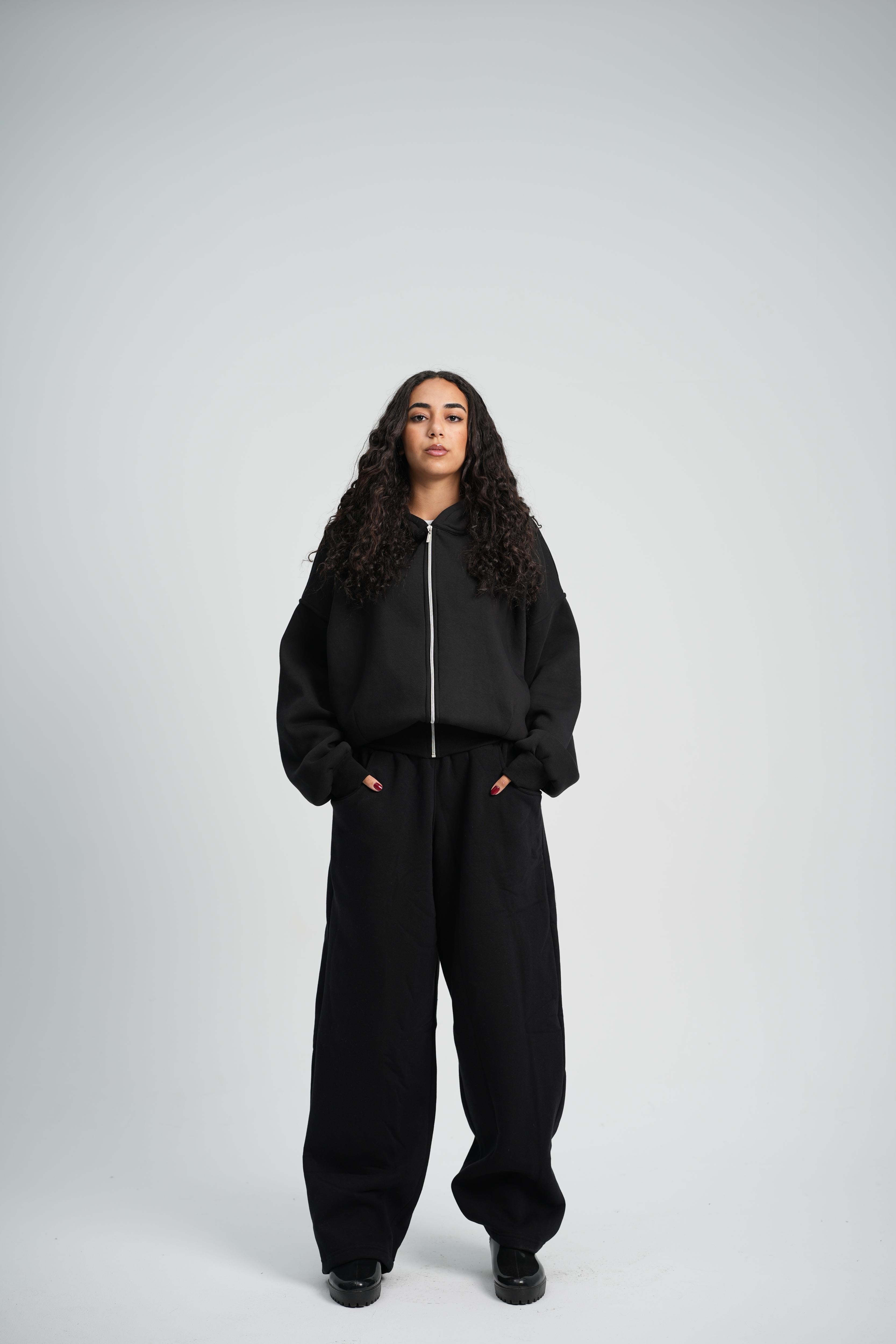 Black Jacket-Cropped Fit