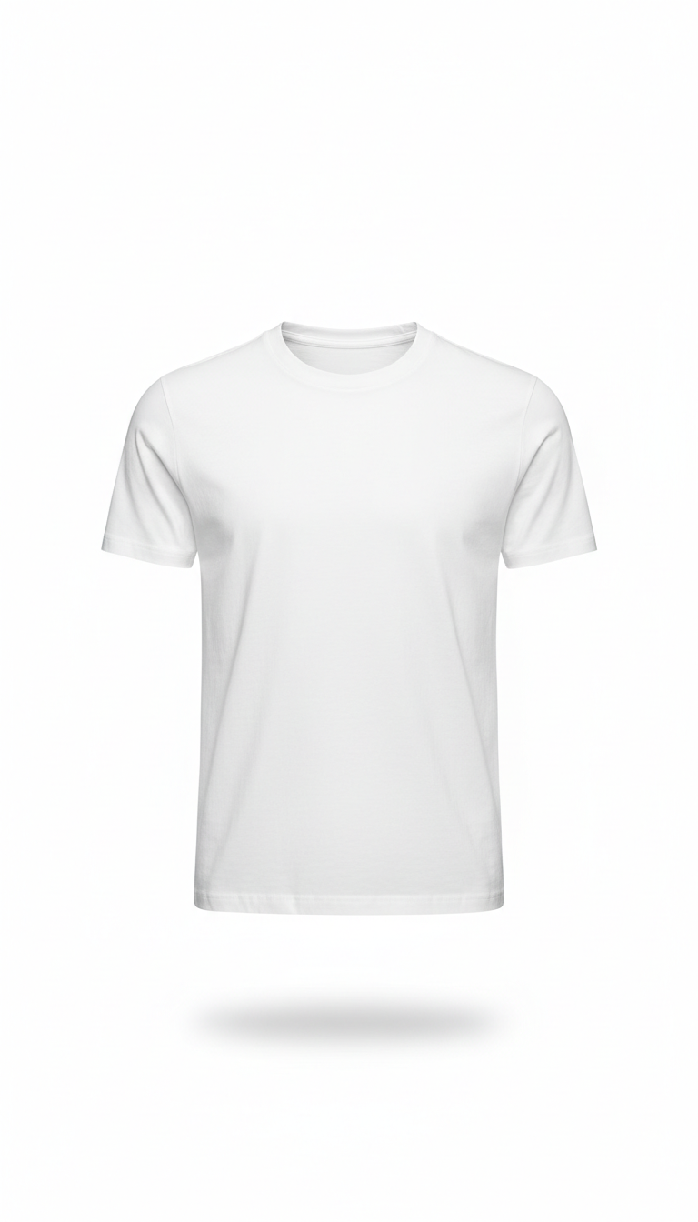 Premium Fit Crewneck in Pure White